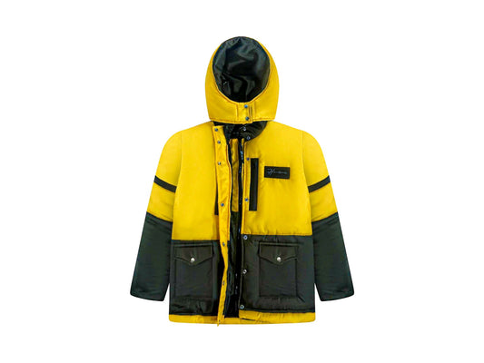 Double Zipper Hima Puffer Jacket