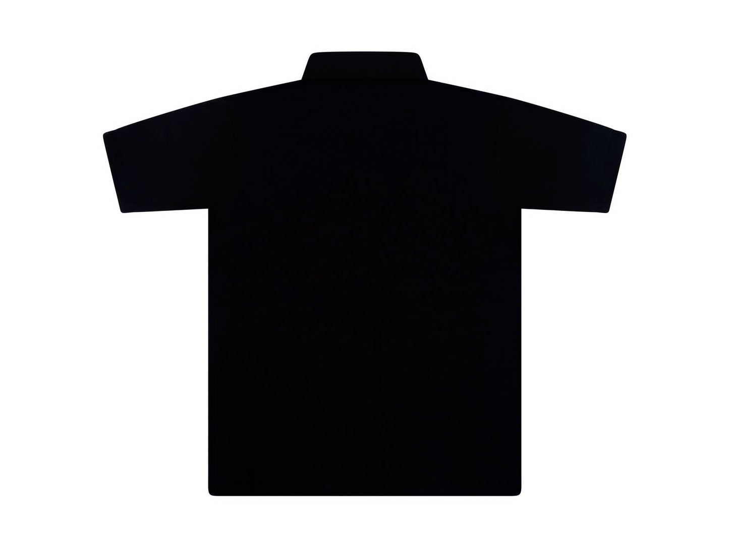 Black Hima Slim Fit Polo T-Shirt Embroidery Logo