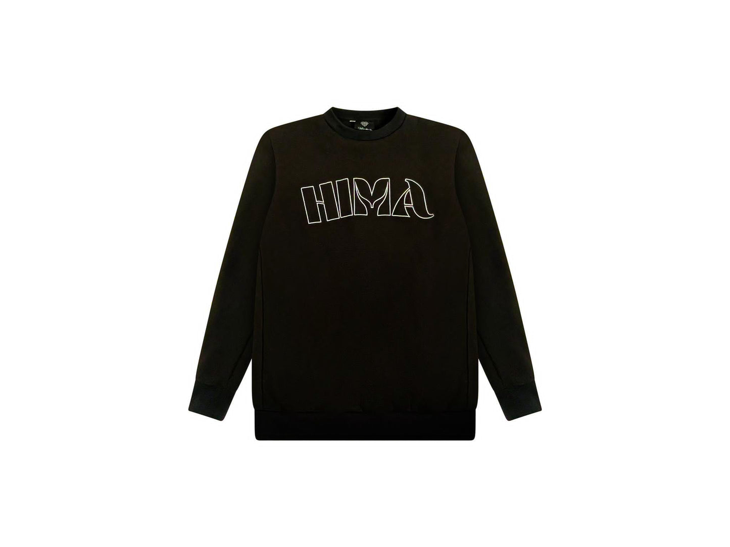 Black Hima Sweatshirt Embroidery