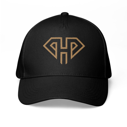 Gold HIMA Logo Baseball Cap