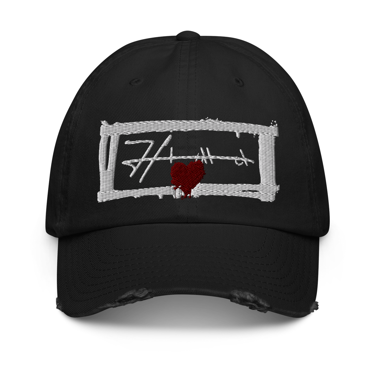 Distressed HIMA Embroidered Hat