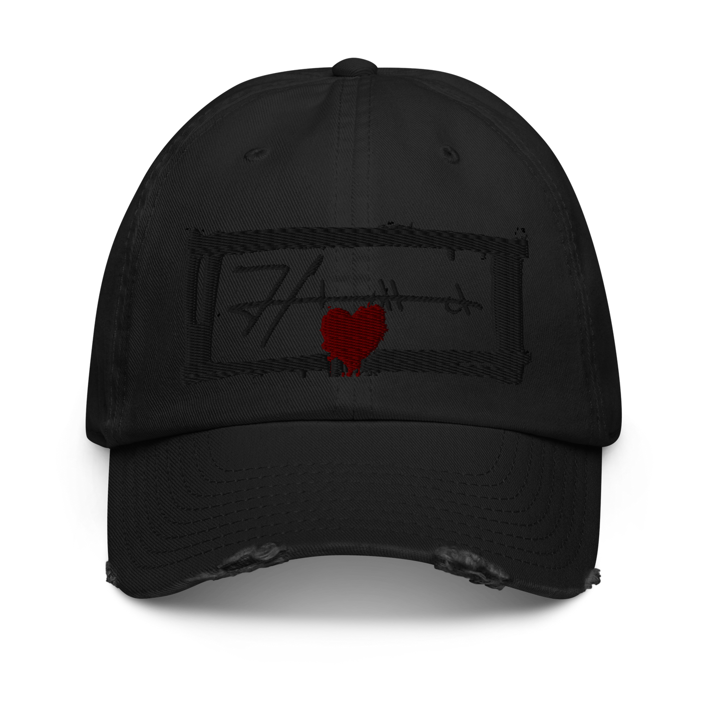 Distressed HIMA Embroidered Hat