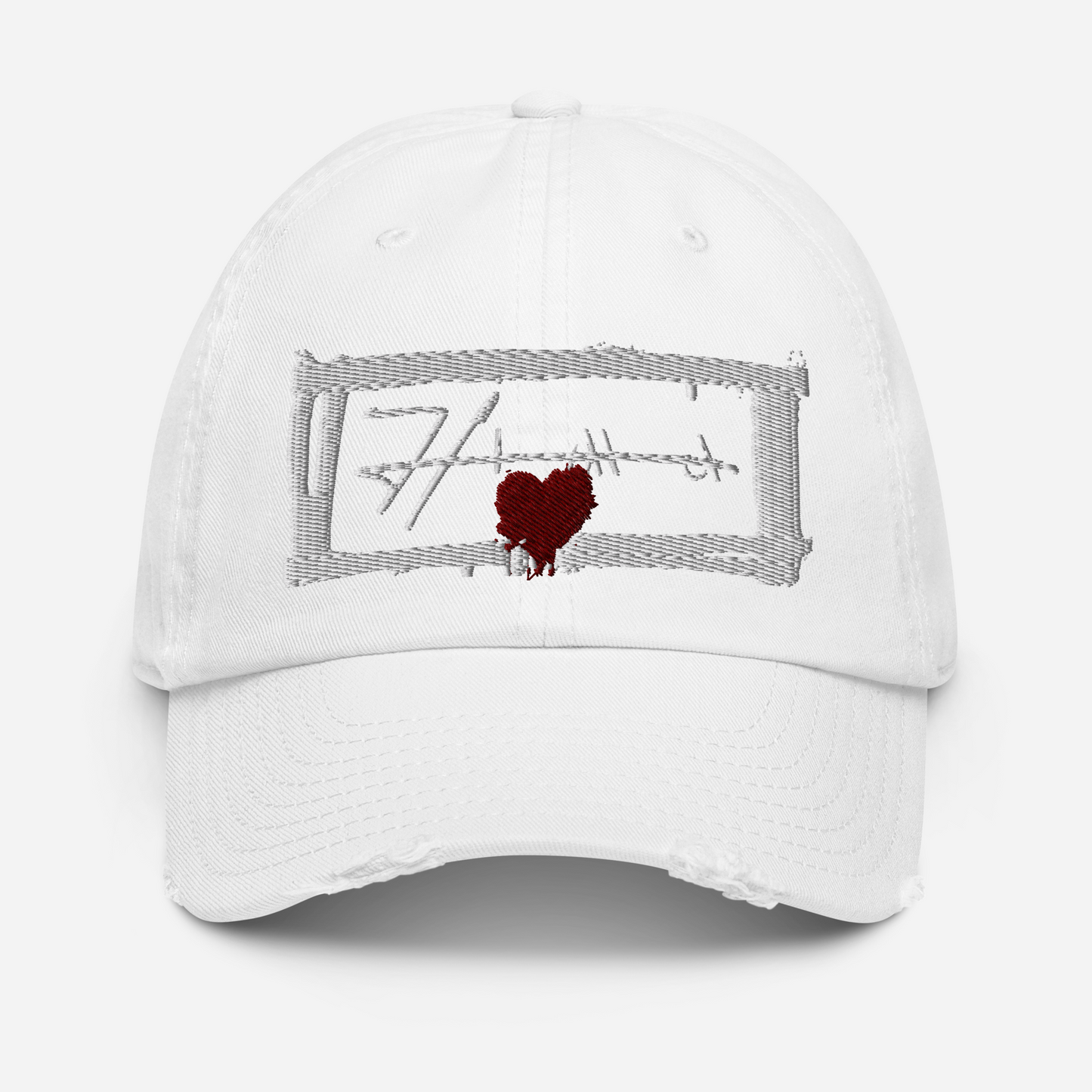Distressed HIMA Embroidered Hat