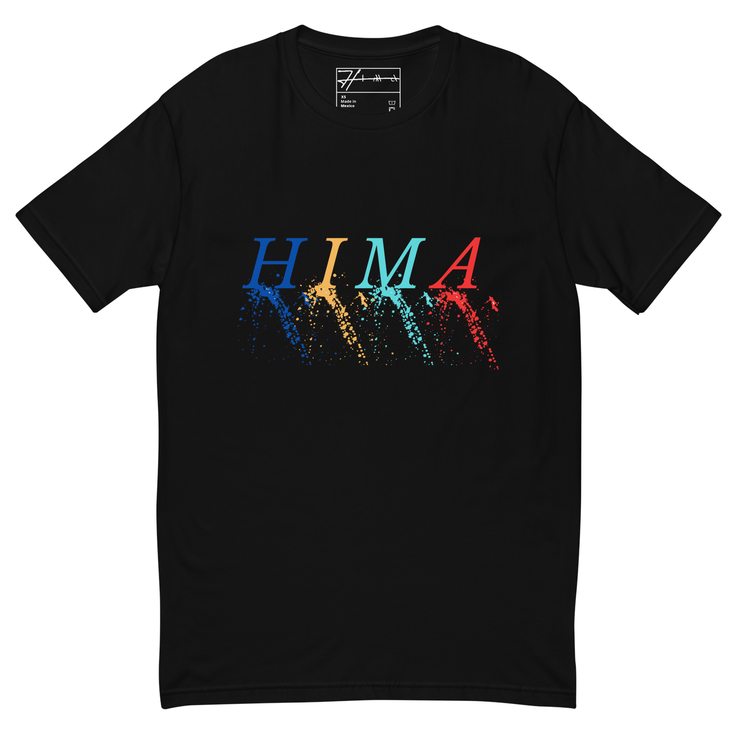 HIMA Paint Splat Print T-shirt