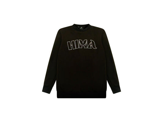 Black Hima Sweatshirt Embroidery