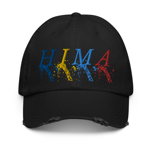 HIMA Paint Split Disstresed Hat